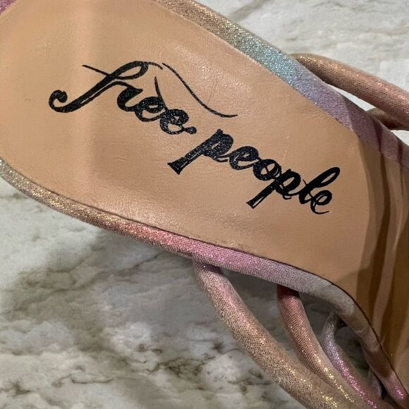 Free People Iridescent Strappy Heels - Picture 13 of 16